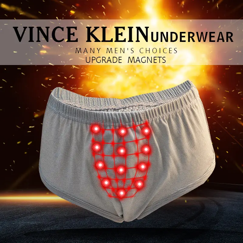 

Plus Size soft comfortable Magnet Boxer Shorts Men Health Underwear Potent Magnetic Therapy Boxer Shorts Men's Quality Un