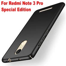 Para xiao mi nota vermelha 3 pro edição especial caso 360 magro duro matte pc telefone volta capa habitação para mi vermelho note3 se 152mm(China)