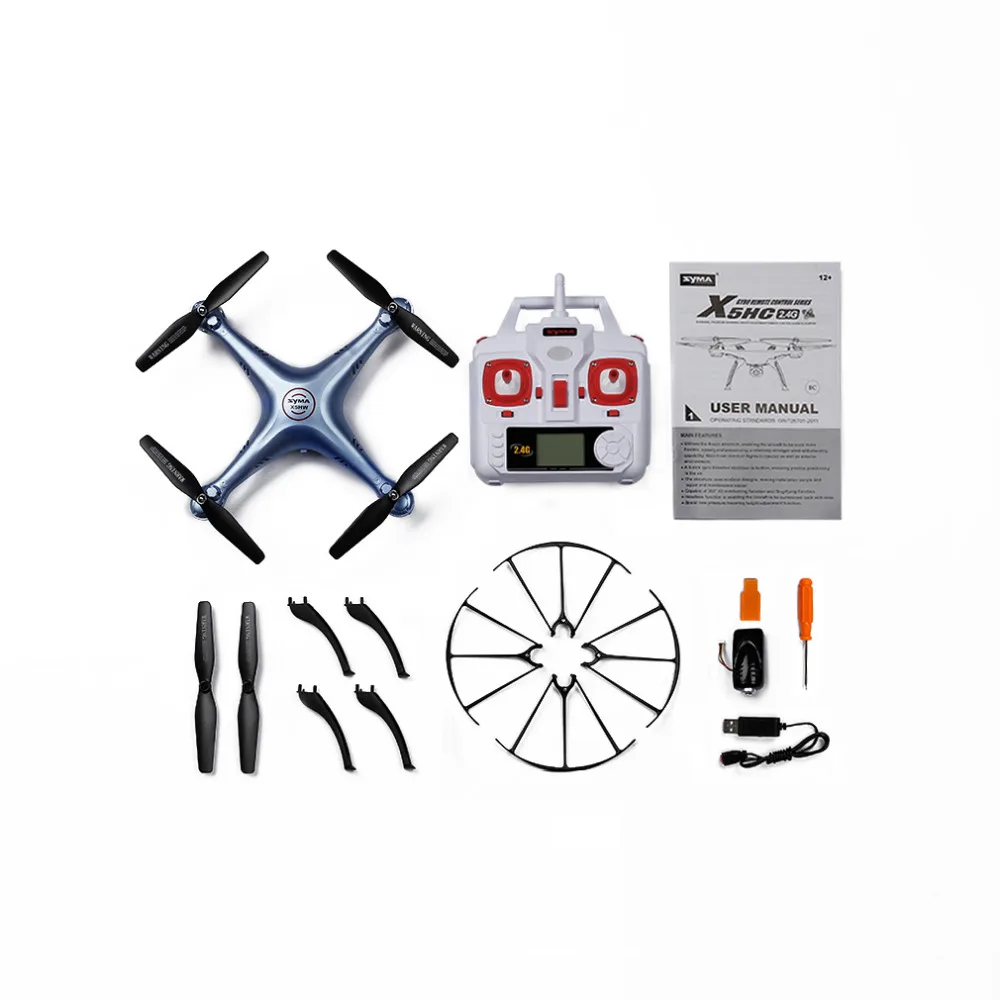 

2017 Hight Quality Professional 1pcs 4CH 6Alxes Gyro 2.4G Remote Control Flyingcopter For Syma X5HC