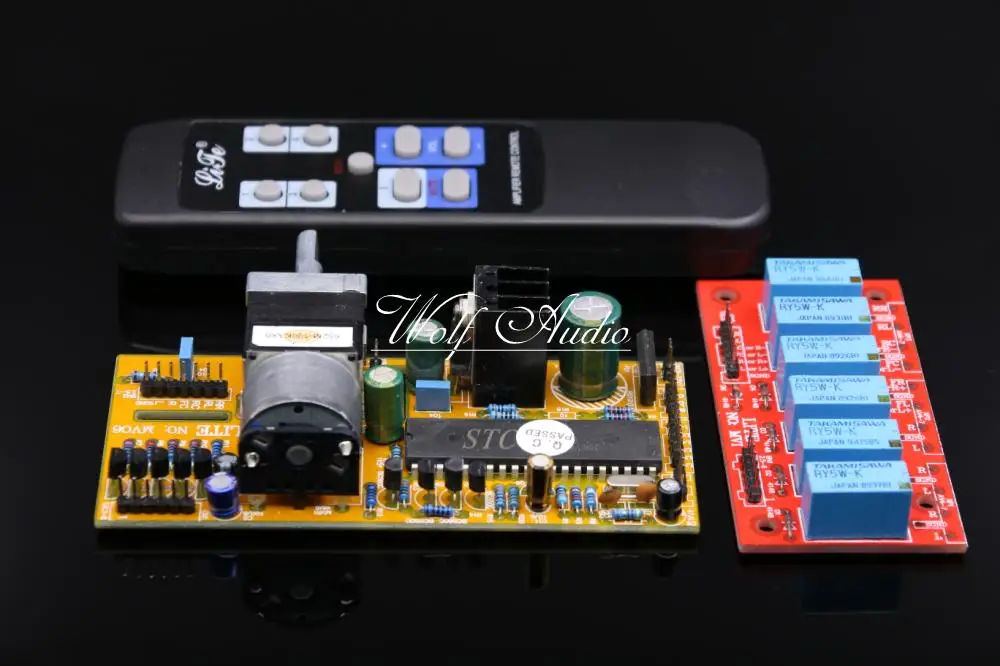 

Amplifier MV-06 6 Way input Motorized Remote Volume Control ALPS