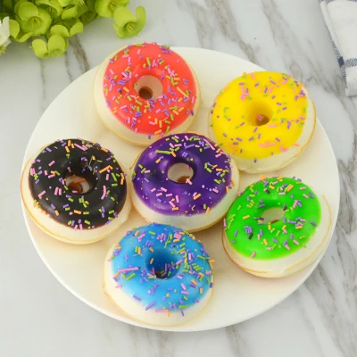 

TB040 The simulation of particle donut fake cake bread set model home decoration decoration photography props refrigerator