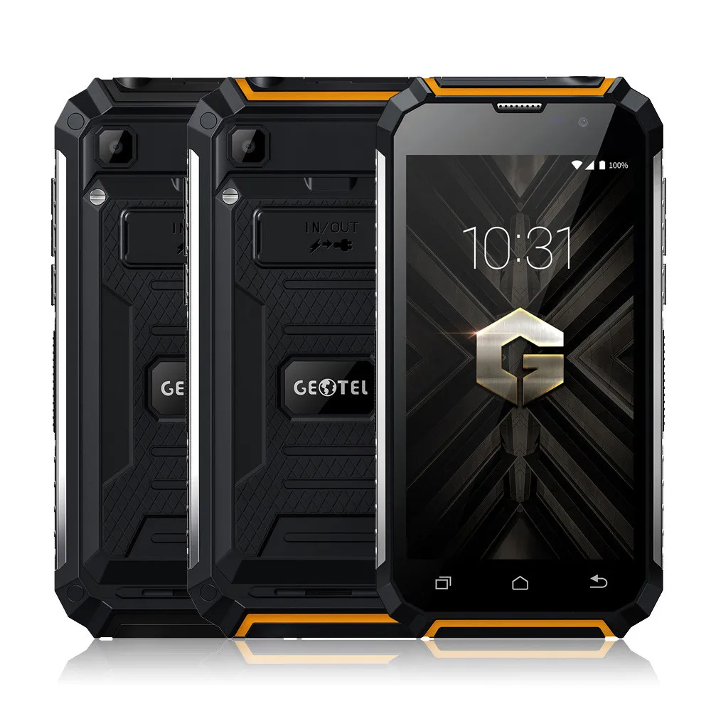 Geotel G1 Мощность банк мобильный телефон Andriod 7 0 MTK6580A Quad core 2 Гб Оперативная память 16