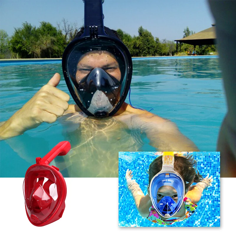 

Diving Mask Scuba Mask Underwater Anti Fog Full Face Snorkeling Women Men Kids Swimming Snorkeling Shatterproof Diving Equipment