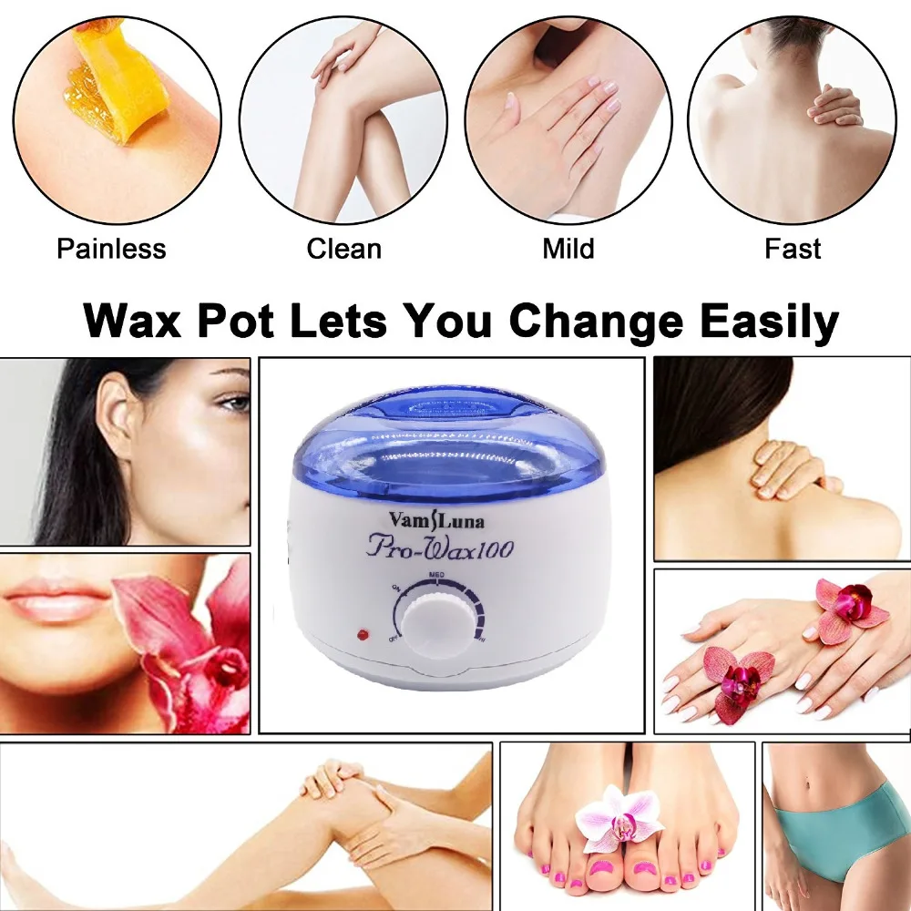 VamsLuna Depilatory Warmer Wax Heater Pot Health Care Paraffin Heater