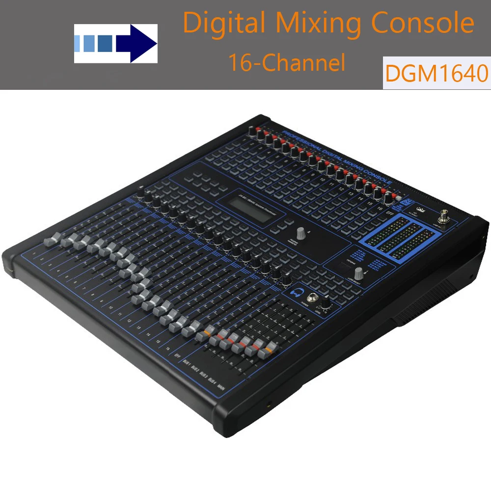 16 микшер каналов цифровой профессиональный стойка крепление аудио consola de dj