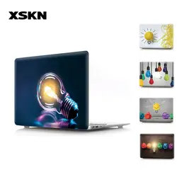 XSKN новая лампа дизайн корпуса ноутбука корпус для Macbook Pro retina 12 13 15 лампа Bla 17 новая сенсорная панель 13 15 лампа защитный жесткий чехол