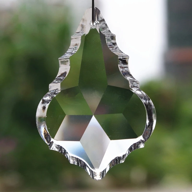 Прозрачное стекло люстры кристаллы лампы Призмы детали Висячие капли Подвески 38 мм