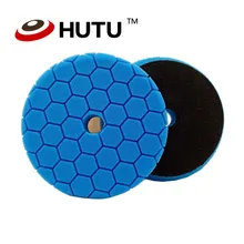 Полировальный коврик толщиной 30 мм 6 дюймов шестигранный полировальный коврик синий свет резка Европа Губка коврик для двойного действия автомобиля polishier