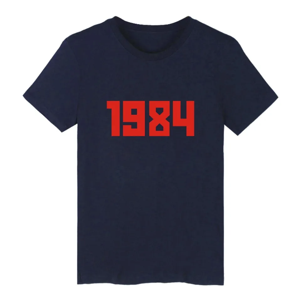 Футболка в стиле Харадзюку 1984 футболка Летняя хлопковая футболка с короткими рукавами и флагом Asap Rocky Skateboards 4xl