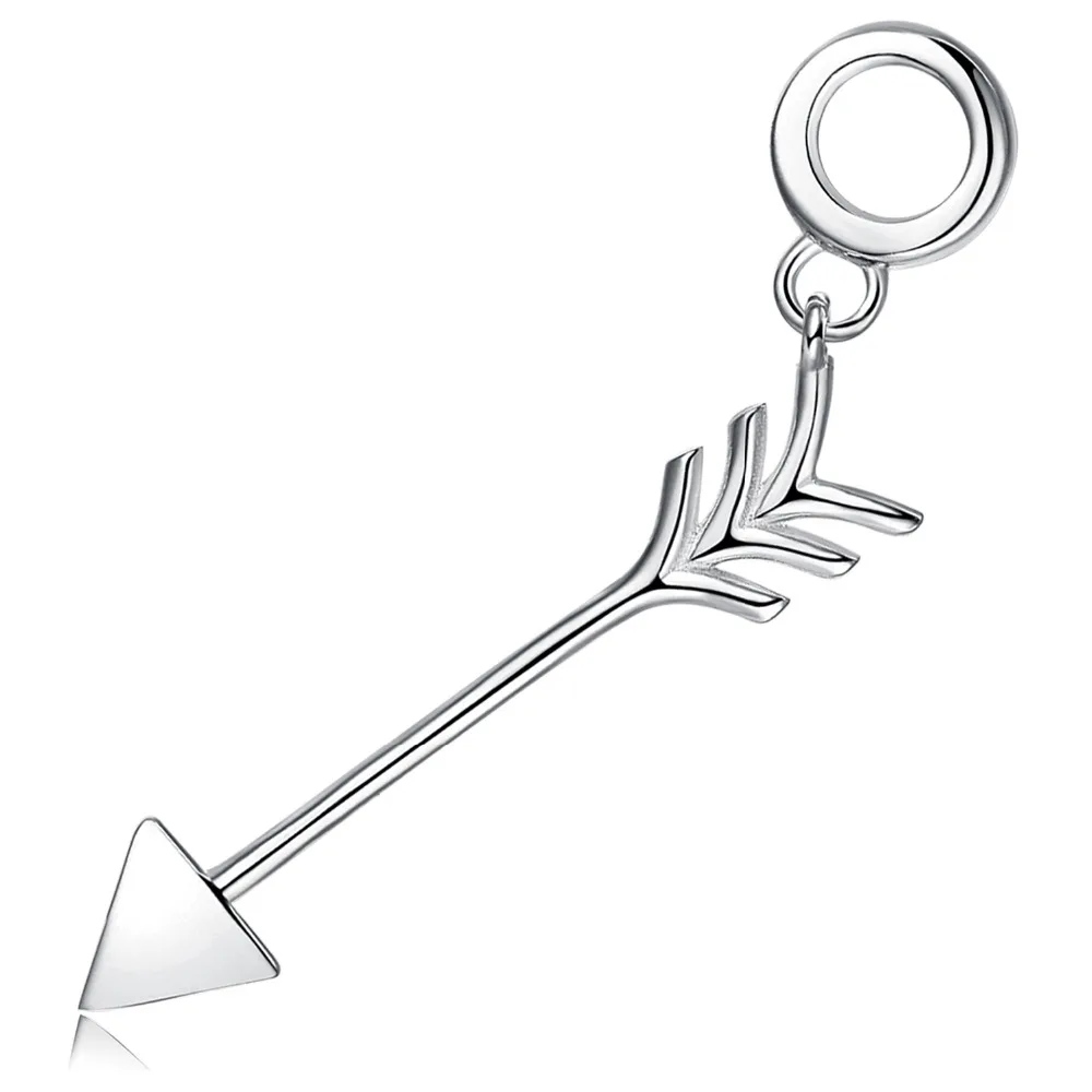 JewelryPalace 925 пробы Серебристая стрела Шарм бисер Fit Браслеты подарки Новая горячая