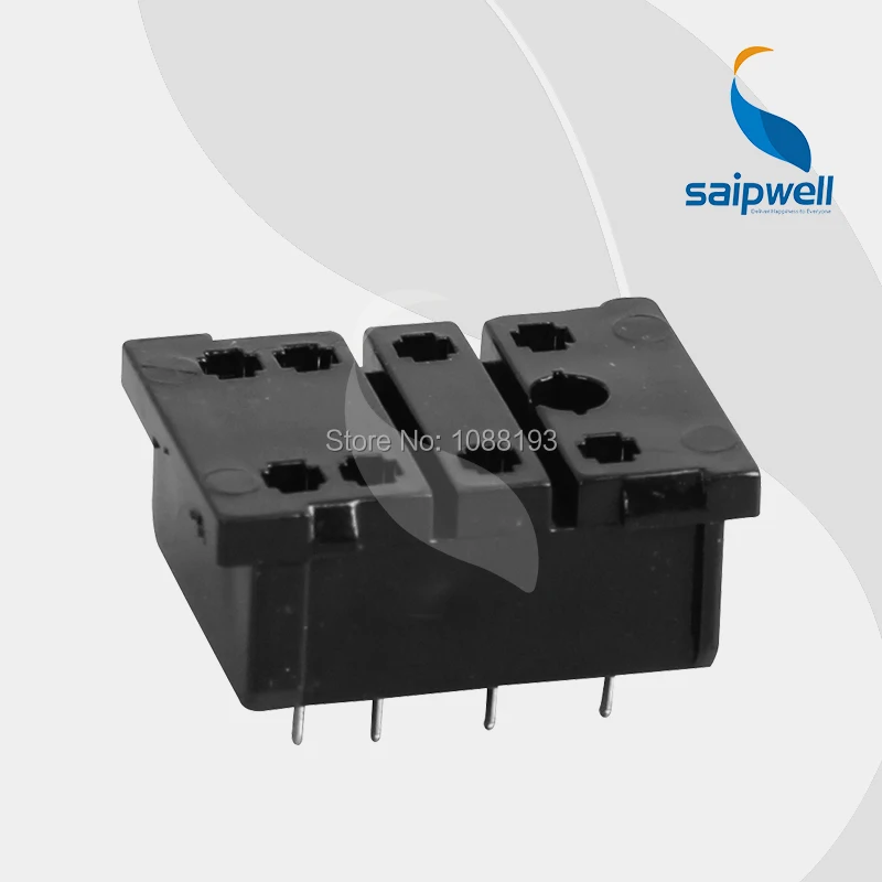 

(Lot 10pcs) PTF 7A 300V 4 Pin Relay Socket Base/Relay SAocket 18F2C A