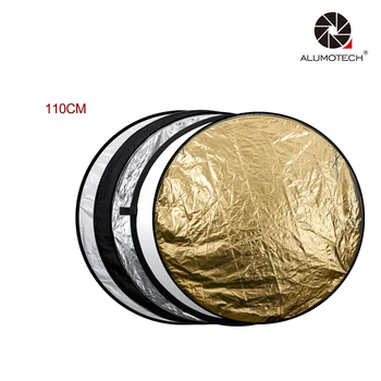 

43" 110CM 5-in-1 Light Reflector For Photography Studio Accessory With Carry Bag