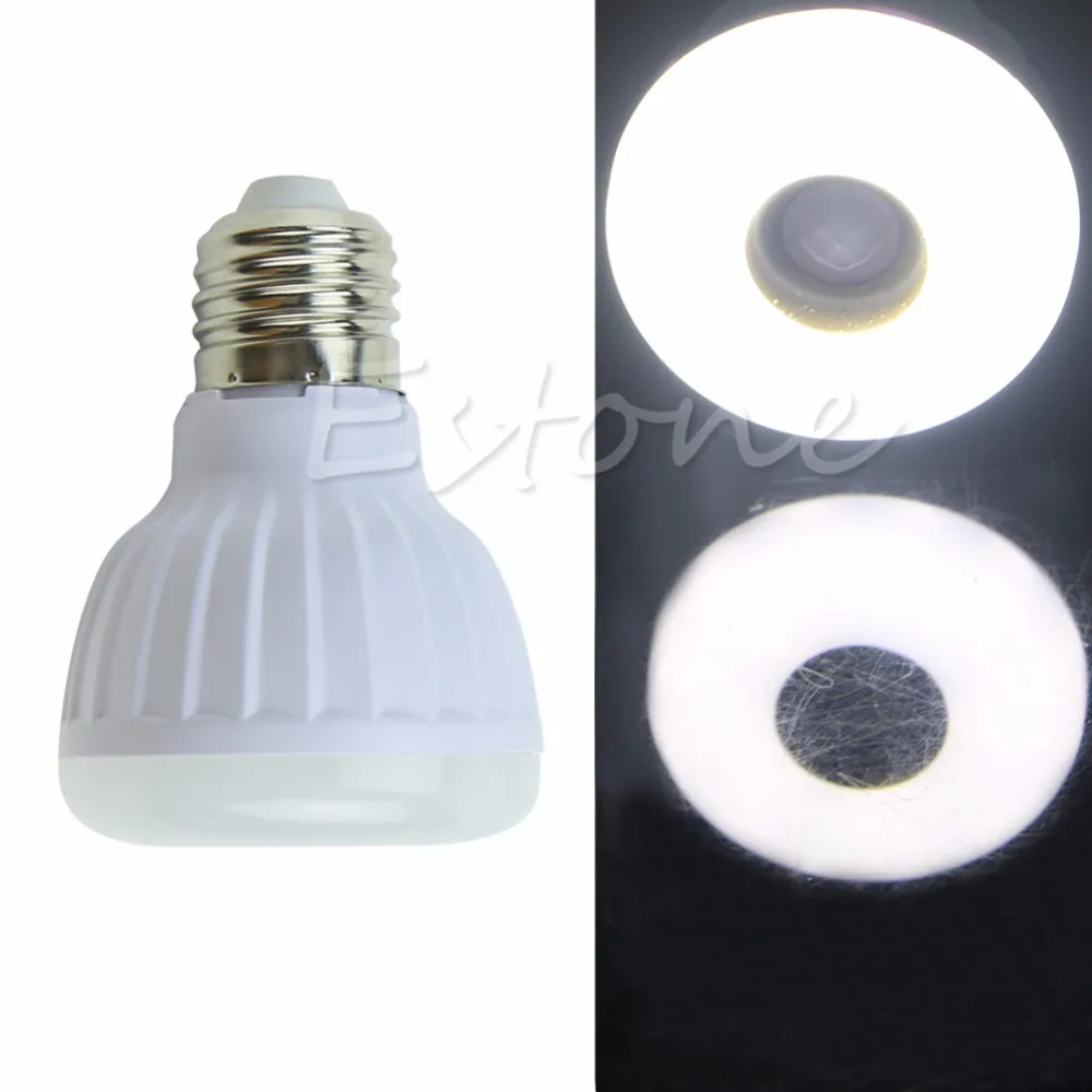 

E27 LED SMD3528 5W 85-265V Infrared PIR Motion Sensor Detector Light Lamp New White