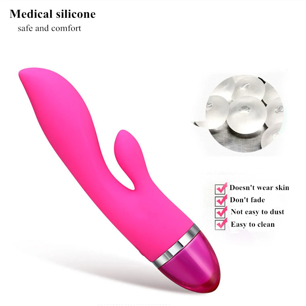 27 Mode Rabbit Vibrator G Spot Big Dildo Female Pussy Vaginal Clitoris Stimulator USB Electric Massager Adult Sex toys for Women (6)
