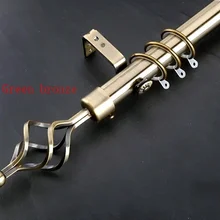 SunnyHouseware Высокое качество 19 мм Диаметр металлические гардины для штор железа 100 см Длина одиночный Карниз Набор