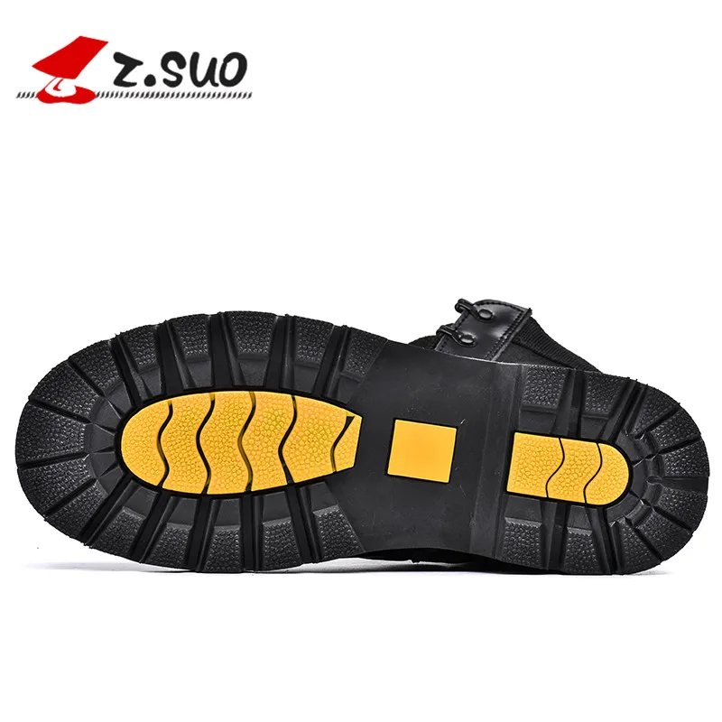 Couro Men Suo Militares Inverno With Lona Marca Outono black Pelúcia Da Genuíno Motocicleta H Size Black Plush Do Homem Botas Preta Dos 988 Homens Plus Com Z 46 ZxSfqdaZ