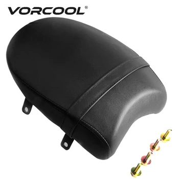 

VORCOOL 1PC Universal Motorcycle PU Leather Cushion Pad Seat Backrest Pad For Yamaha Sportster Harley Motor Seat Cover Pad