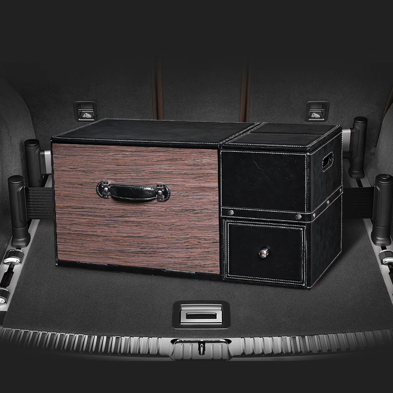 Автомобильный багажник коробка для хранения для Jaguar f-pace Land Rover Range Rover Aurora Lincoln MKC Lexus RX роскошный автомобильный Органайзер высокого класса