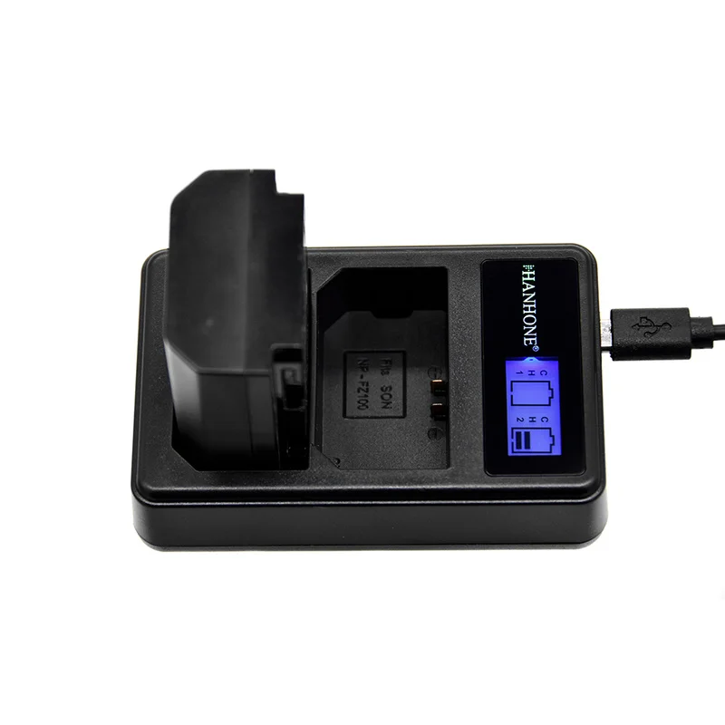 2 шт. Топ 2700 мАч NP FZ100 NPFZ100 батарея + LED Dual USB зарядное устройство для Sony BC QZ1 a9 a7R III a7 ILCE