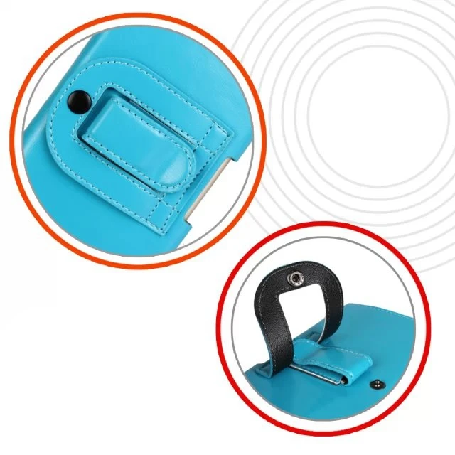 Для Celkon Millennia Epic Q550 Неподдельный Кожаный Пояс Case Роскошный Зажим для Ремня Чехол