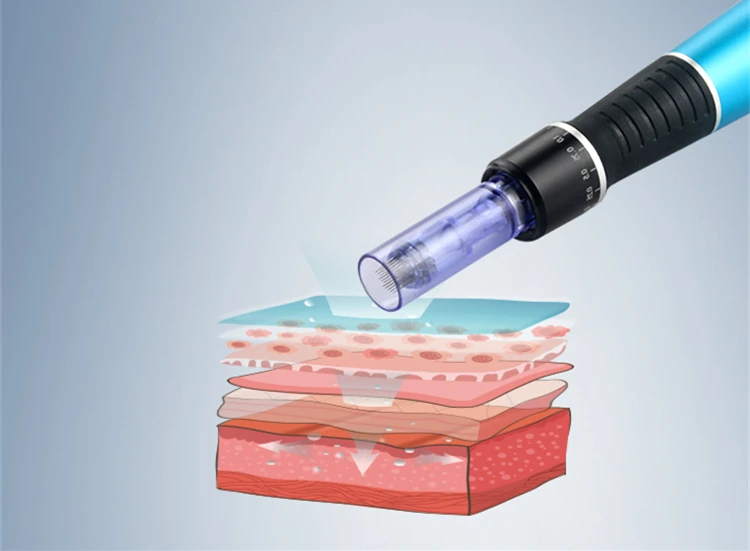 Agulha para Anti-envelhecimento Cuidados com a Pele Caneta Ultima Elétrica Auto Derma Máquina Micro Agulhas Livres 12pin Facail Dr. A1-c 9 caneta máquina micro agulhas livres 12pin derma