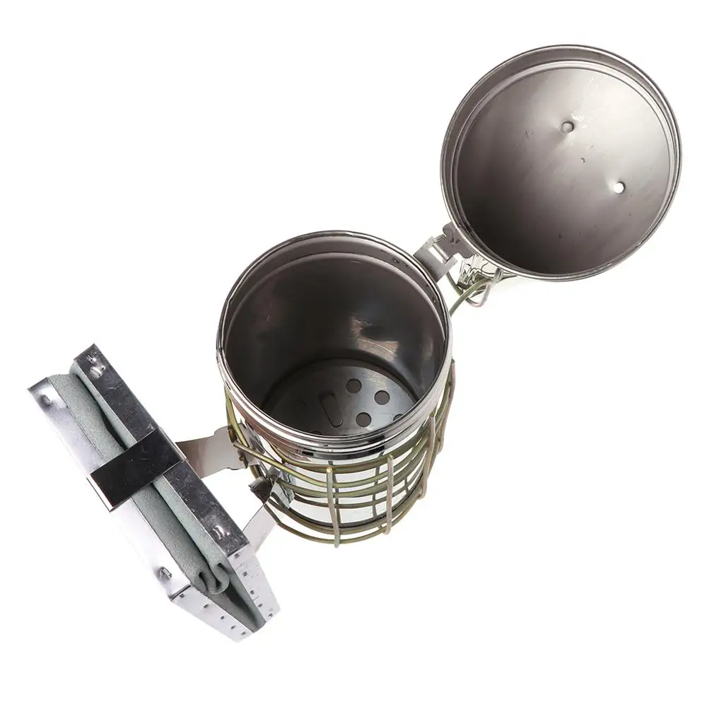 

Stainless Stee Bee Smoker Smoke Transmitter include Bee Smoker Fuel,Beekeeping Tool Equipment