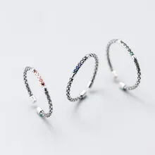 Винтажные 925 пробы серебряные кольца Женская мода Регулируемый Тайский Серебряный Серпантин Кристалл кольцо с открытым пальцем для женщин подарок для девочек