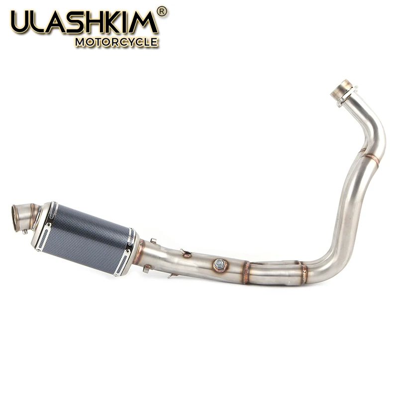 

MT07 FZ07 motorcycle Exhaust Full system FOR Yamaha MT-07 FZ-07 Tracer 2014-2017 with Muffler XSR700 2016-2017