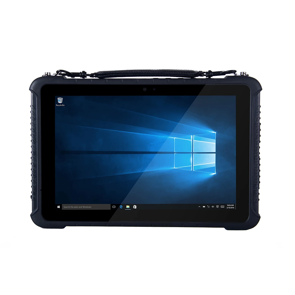  10.1'' Industrial Computer Tablet PC Mobile Computer Rugged Waterproof Shockproof Windows 10 Home 2