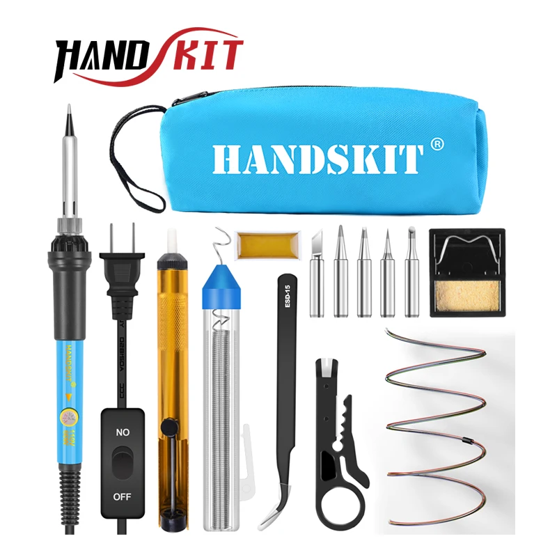 Handskit Soldering Iron DiSoldering Iron Kit 60W EU 220V Welding
