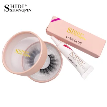 

SHIDISHANGPIN 3d mink eyelashes 1cm-1.5cm makeup false eyelash full strip lashes 3d mink lashes natural long 1 box eyelashes
