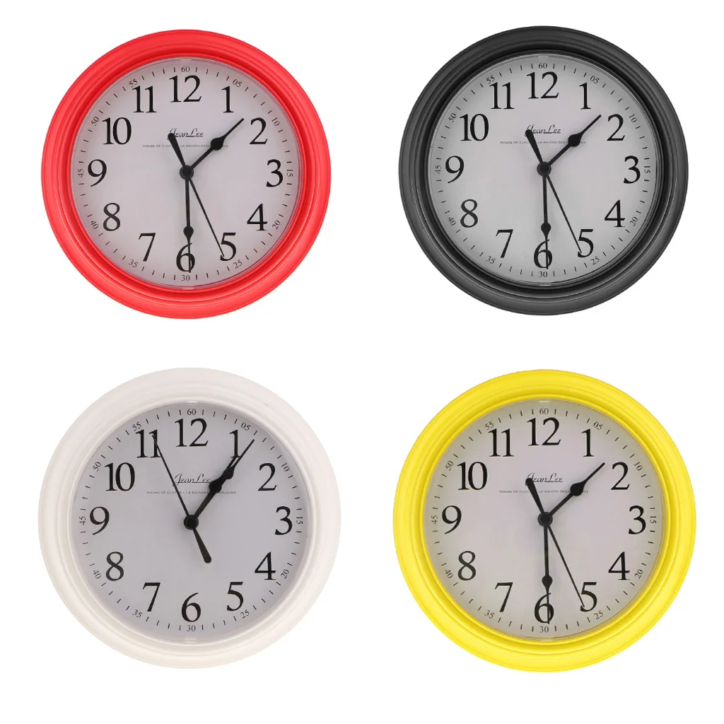 Classic Quartz Wall Clock Non Ticking Silent Clock for Home/Kitchen/Office/School, Easy to Read