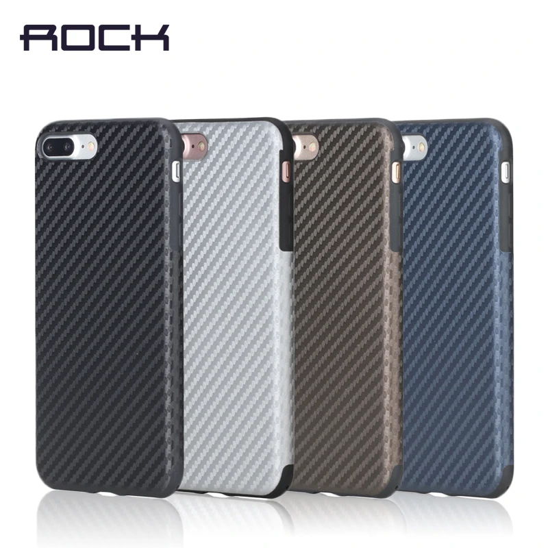 

For iPhone 7 8 Case, ROCK Texture Phone Case For iPhone 7plus 8plus Back Cover Shell Protector