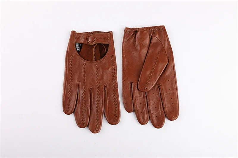 Мужские тонкие кожаные Gloves2109 Осень Новые Красивые мотоциклетные вождения Мужская Imported овчины перчатки 3-M063N