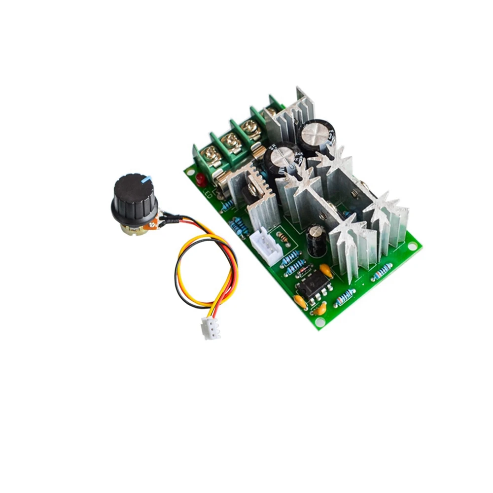 DC10-60V DC 10-В 60 в двигатель скорость управление регулятор 10-60 В S переключатель 20A ток