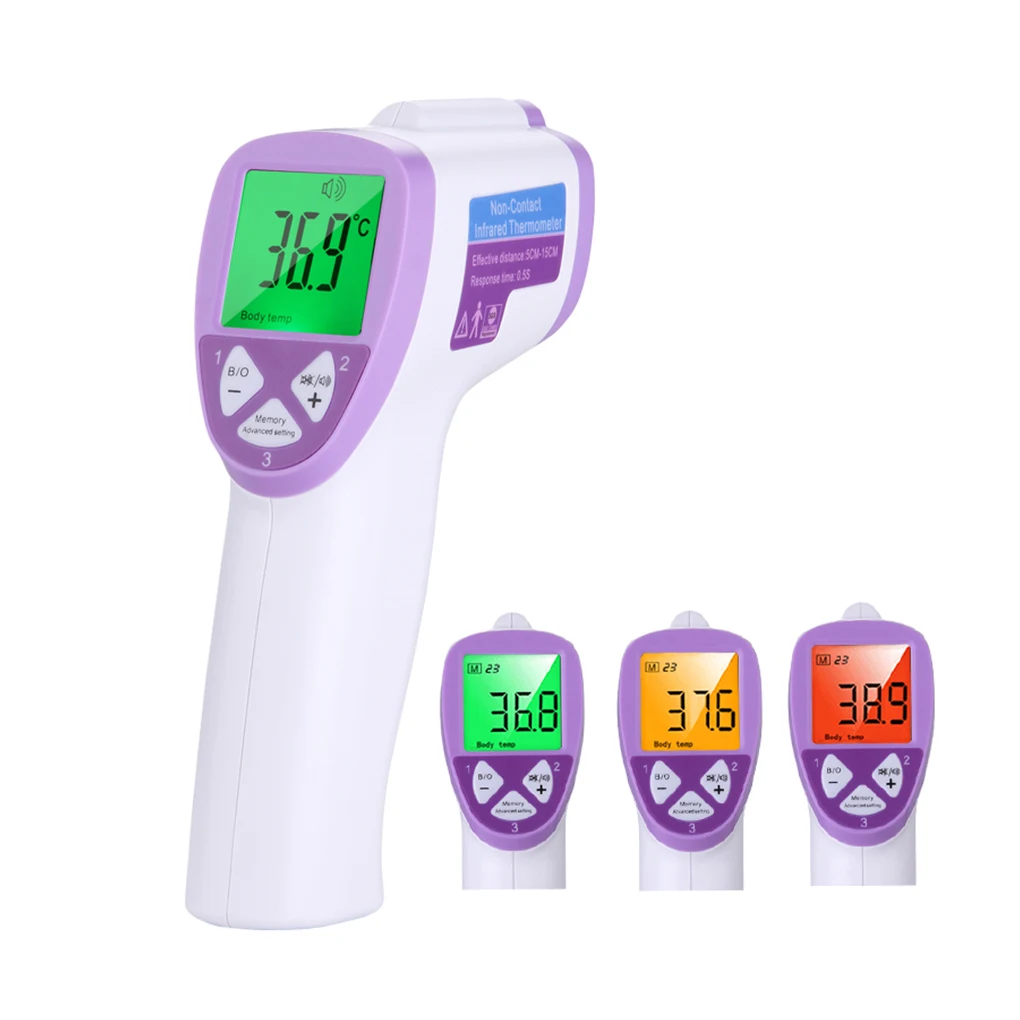 

Muti-function Baby/Adult Digital IR Thermometer Infrared Forehead Body Non-contact Temperature Gun