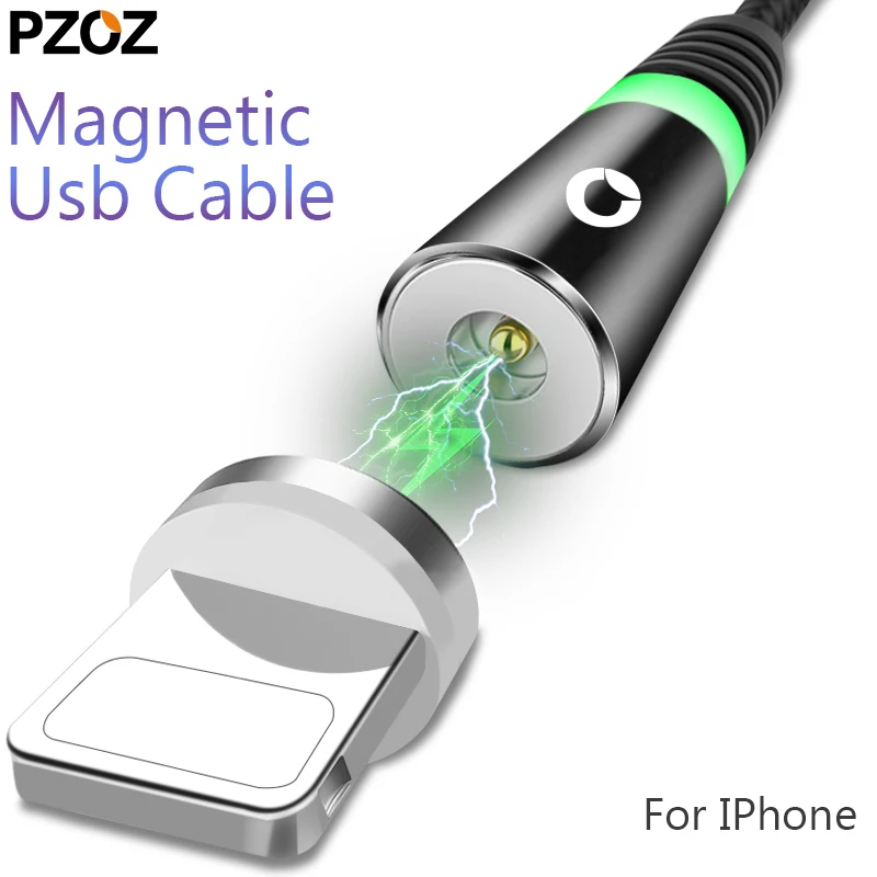 PZOZ المغناطيسي Usb كابل شحن ل iphone X XS ماكس 8 7 زائد 6 s 5 s سريع شاحن المغناطيس كابل يو اس بي وصلة سلك الهاتف المحمول سلك PZOZ المغناطيسي Usb كابل شحن ل iphone X XS ماكس 8 7 زائد 6 s 5 s سريع شاحن المغناطيس كابل يو اس بي وصلة سلك الهاتف المحمول سلك