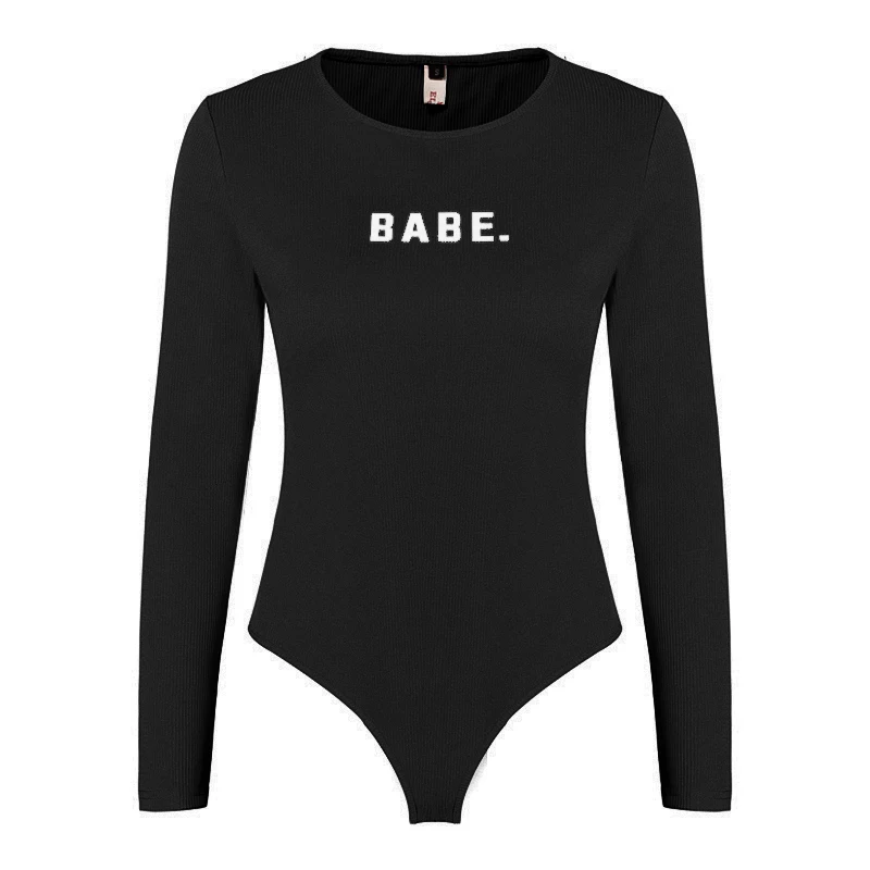 

Autumn Winter Girls Sexy Bodysuit Long Sleeve Body Women Jumpsuit Rompers Female Bodycon Overalls WS3795R