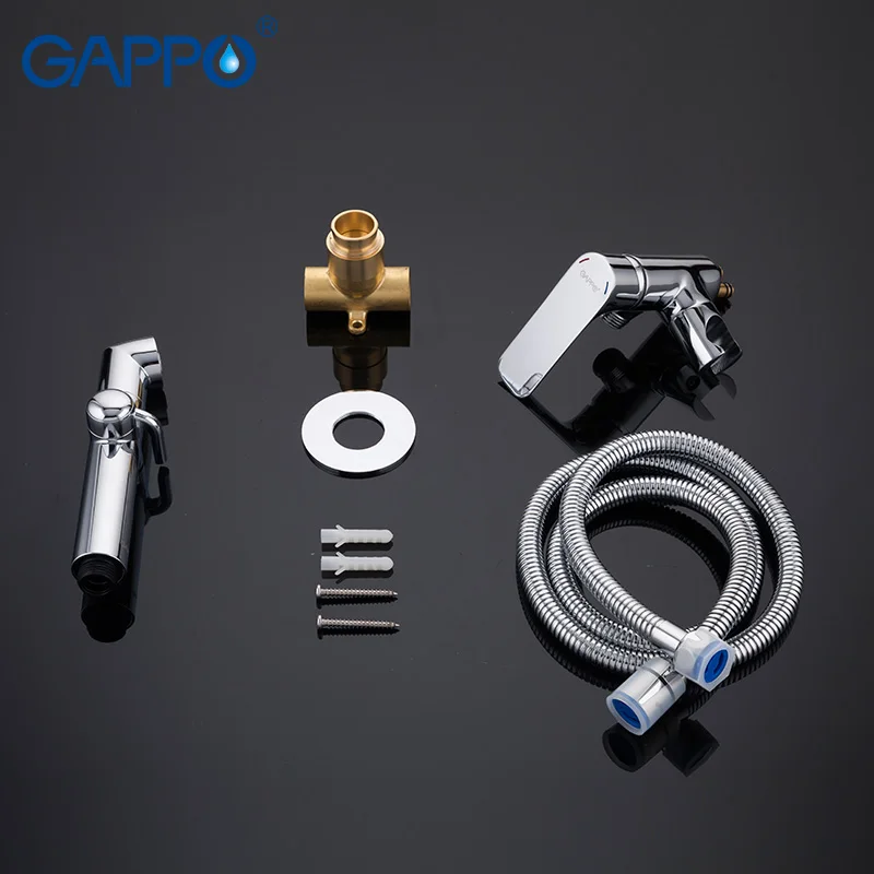 GAPPO bidé baño ducha de mano de inodoro, bidé rociador higiénico ducha bidet grifo montado en la pared bidet grifos de ducha - 4