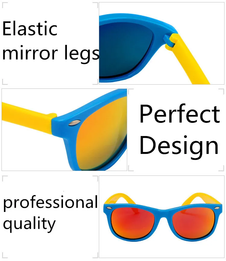 ASUOP2017silicone children sunglasses men and women children sunglasses boy girl safe shade baby glasses square UV400 sunglasses (5)