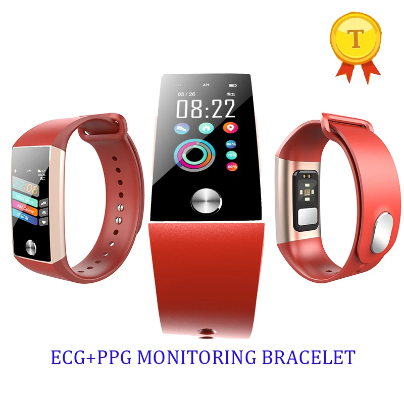 professional ecg+ppg smart bracelet Heart rate fitness tracker digital smart watch blood pressure smart band woman female gift