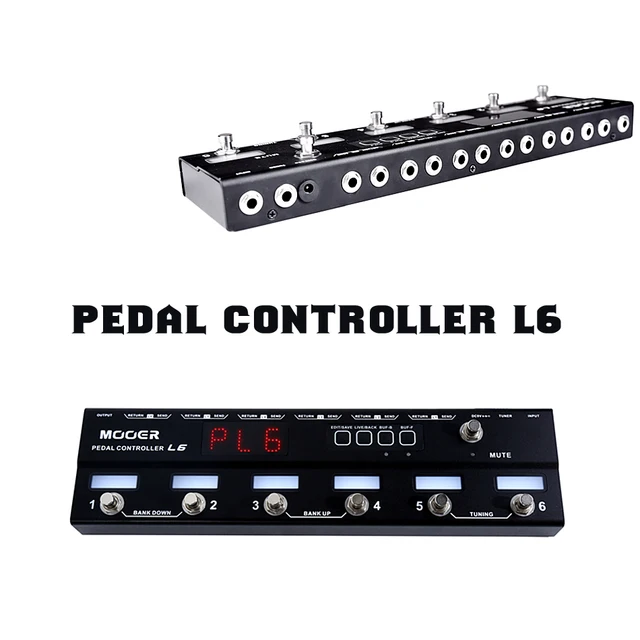 Cheap Mooer Pedal Controller L6 Programmable Loopswitcher with 6 Loops