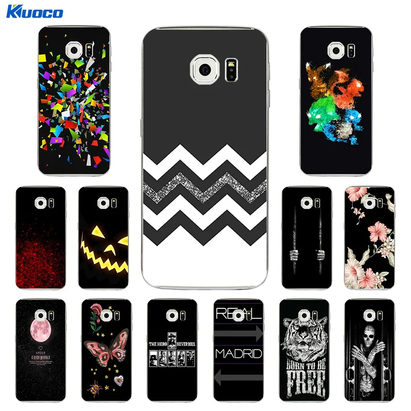 Case for Samsung Galaxy S6 Edge Phone Back Cover G9250 Cell Cases Character Printing Silicone Shell |