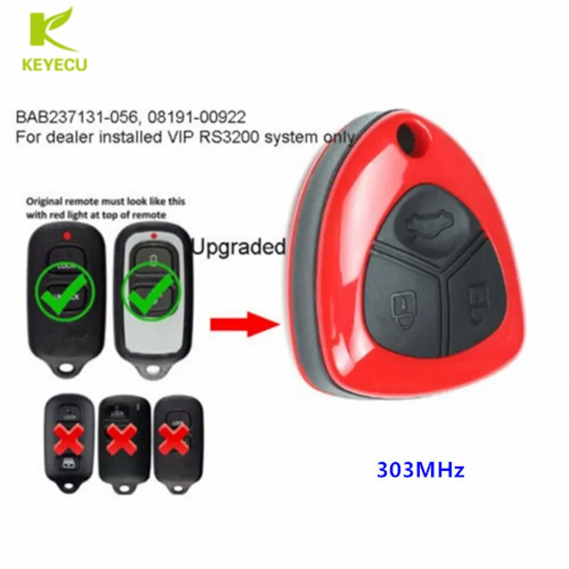 Genuine Toyota Remote Transmitter 3 08191-00922