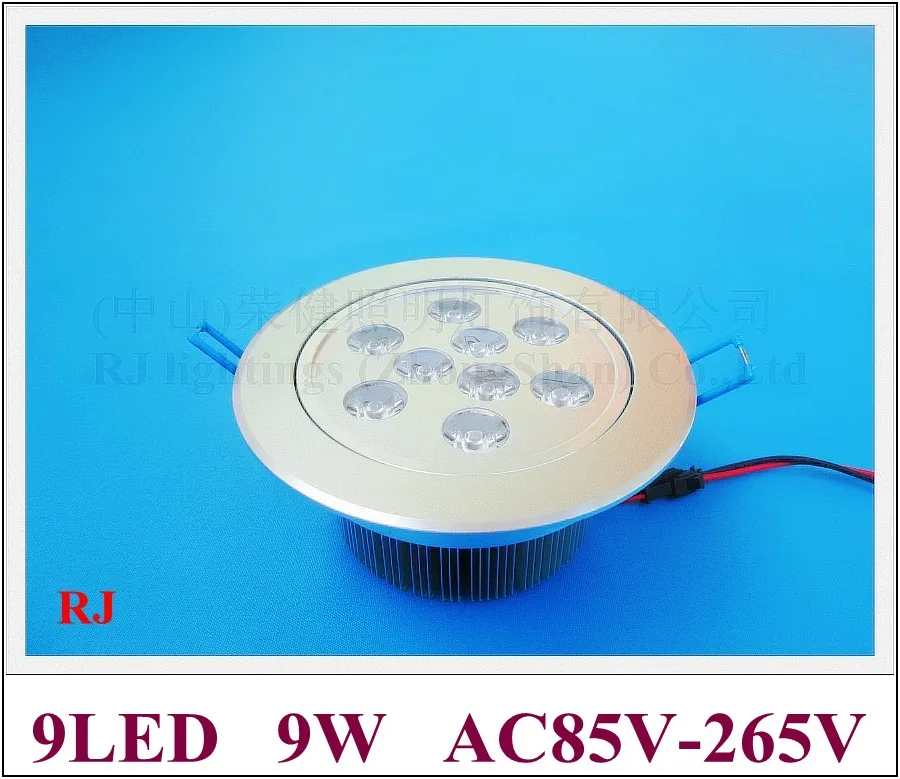 

LED recessed down light lamp ceiling spot light 9W LED downlight LED ceiling light LED indoor lighting 9W AC85-265V