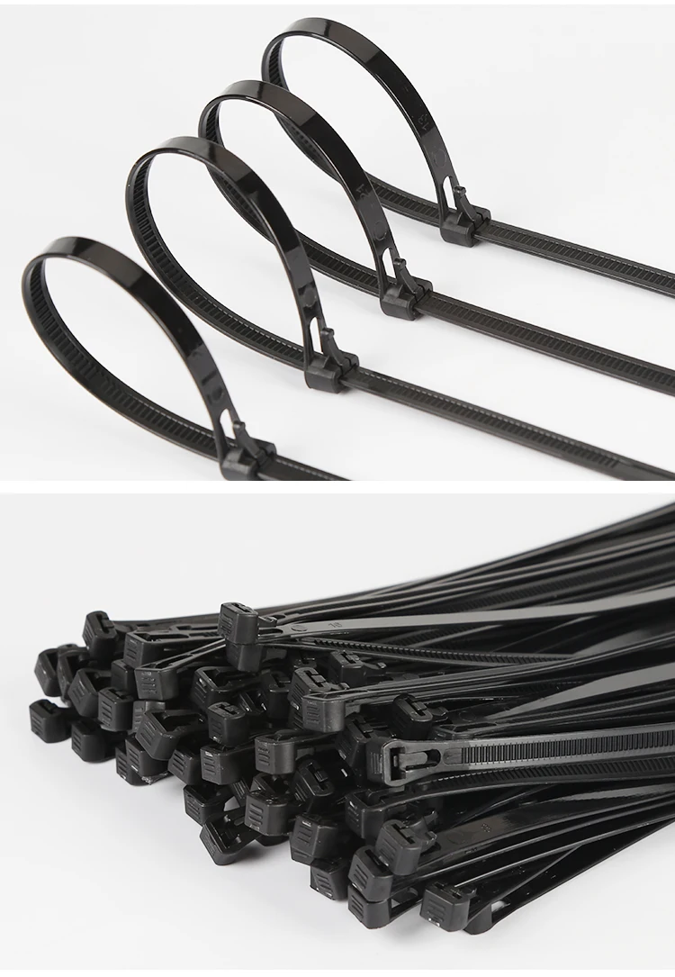 Nylon Cable Ties 100pcs 8*100-600mm For Network Organizer