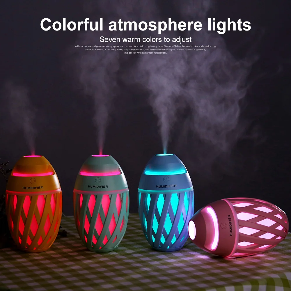 

Portable Mini Air Humidifier USB Car Aromatherapy Oil Diffuser LED Cool Mist Maker 320ml USB Aroma Essential Oil Diffuser