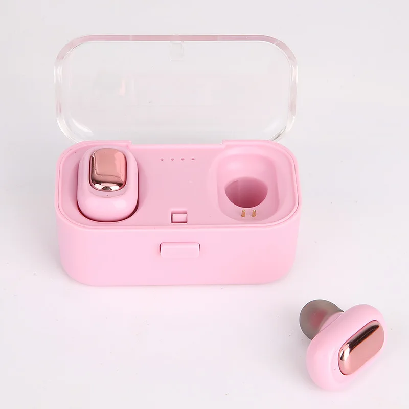 Bluetooth Earphones 5.0 TWS Mini Wireless Headset Stereo Deep Bass Earphone with Mic Charging Box for IPhone Android XIAOMI Bluetooth Earphones 5.0 TWS Mini Wireless Headset Stereo Deep Bass Earphone with Mic Charging Box for IPhone Android XIAOMI