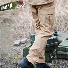 TAD Акула кожи водонепроницаемый ветрозащитный Открытый Туризм Альпинизм CS камуфляж охотничьи брюки мужские флисовые брюки военные брюки