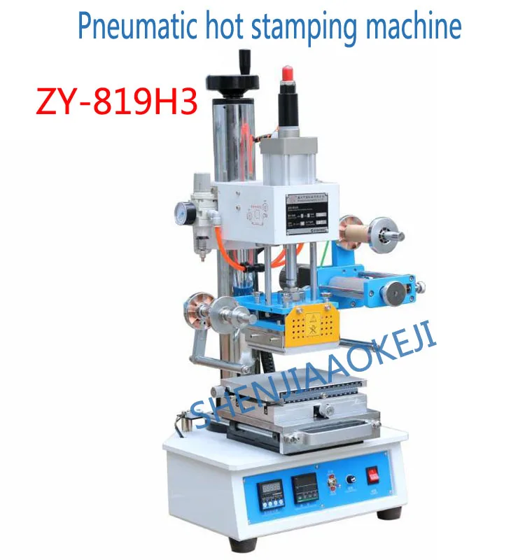 ZY-819H3 пневматические горячего машина бронзирования тонкой настройки workbench высокая точность автоматического push доска Регулируемая по